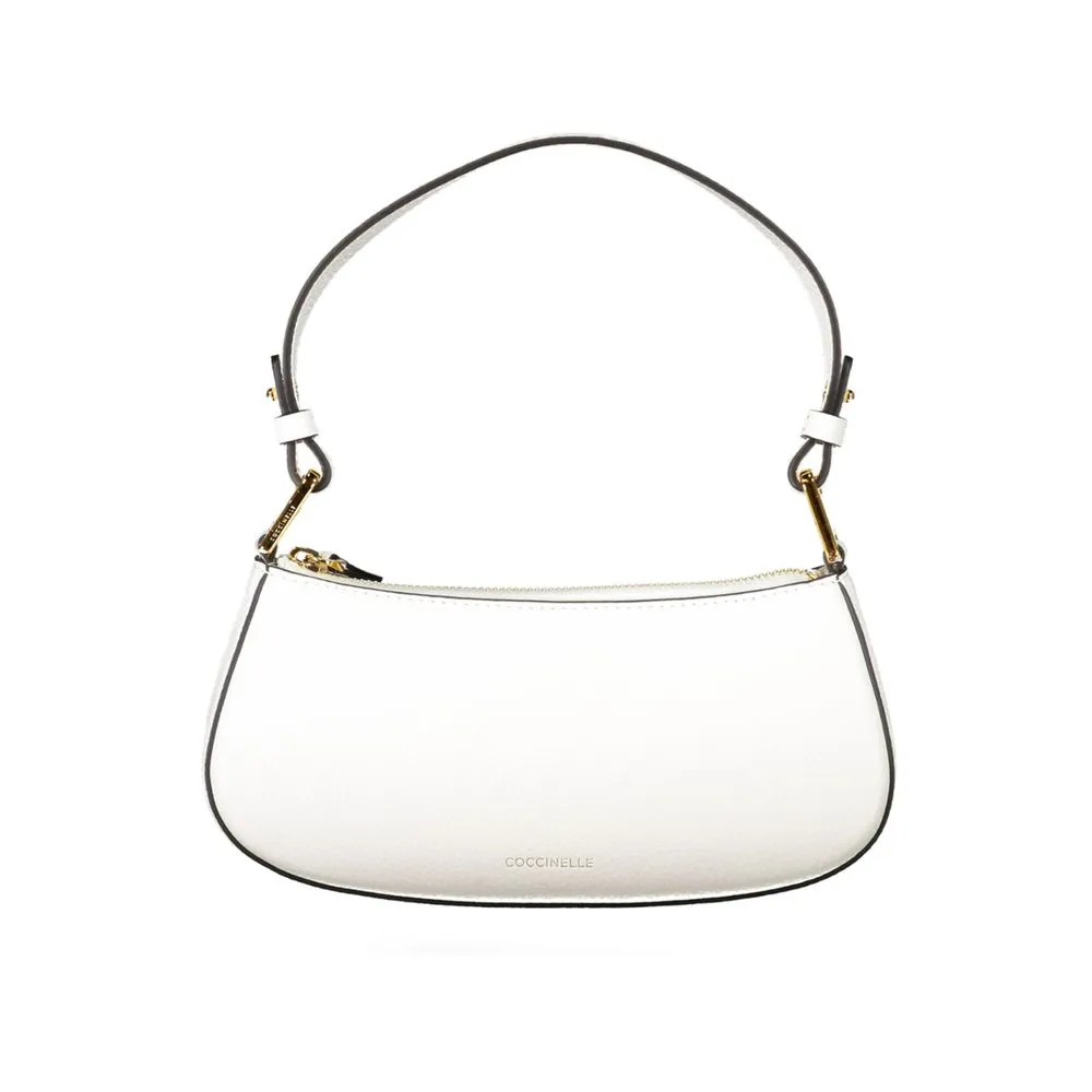 Coccinelle Women's White Leather Handbag