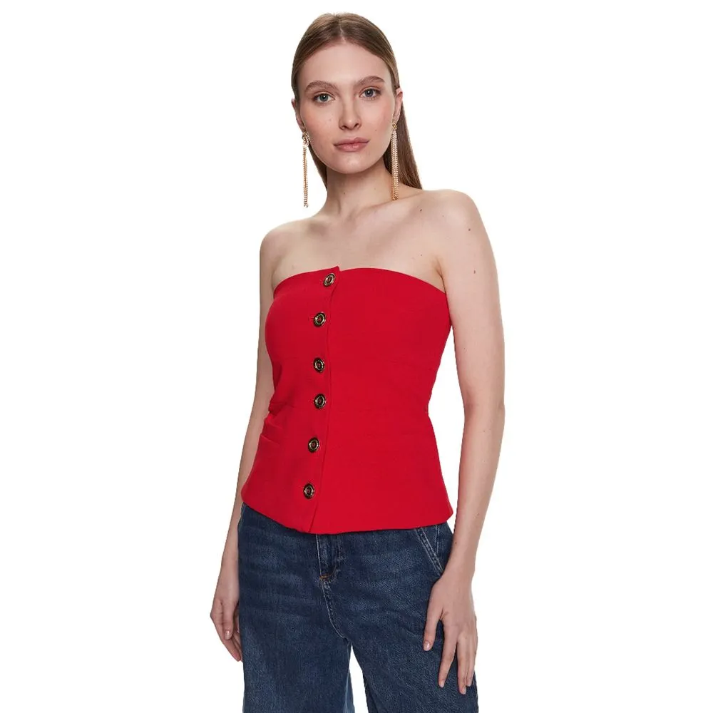 PINKO Women's Pink Polyester Tops & T-Shirt