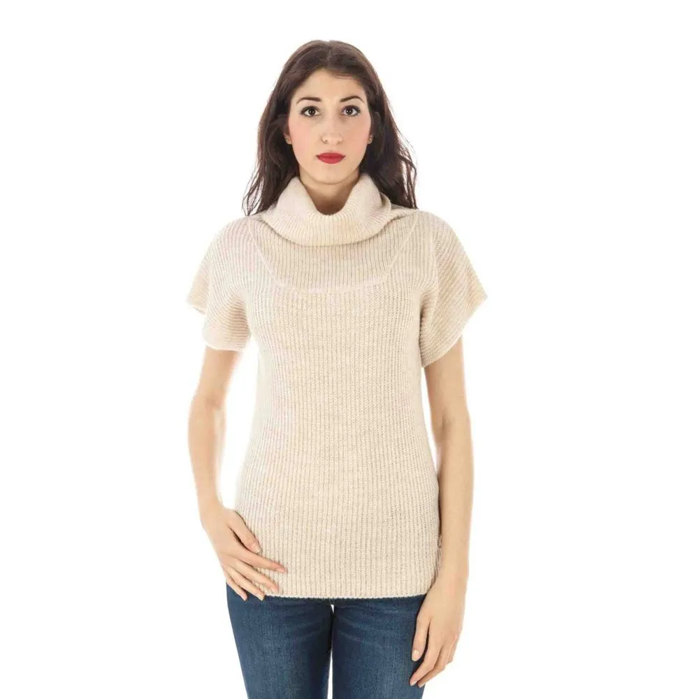 Fred Perry Women's Beige Wool Sweater