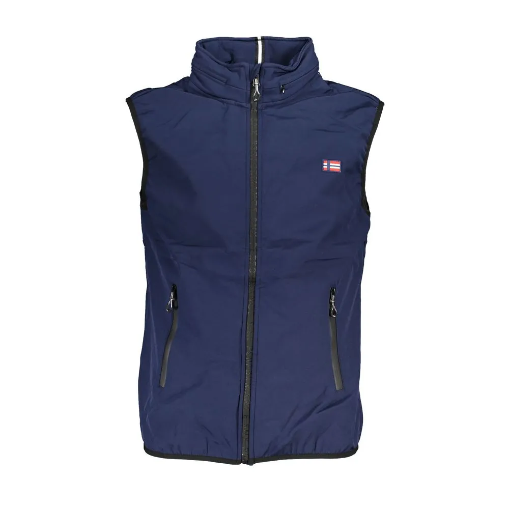 Scuola Nautica Men's Blue Polyester Jacket