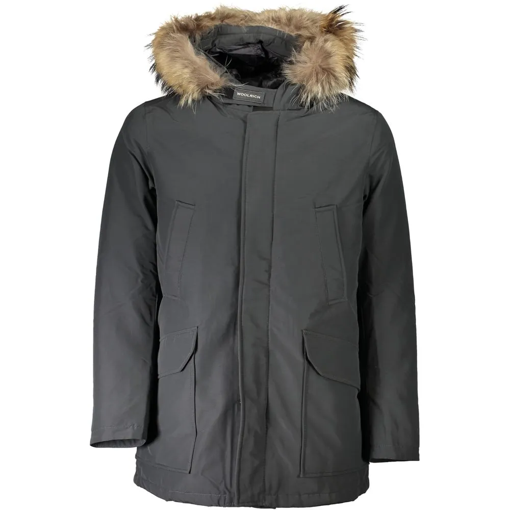Woolrich Men's Gray Cotton Jacket