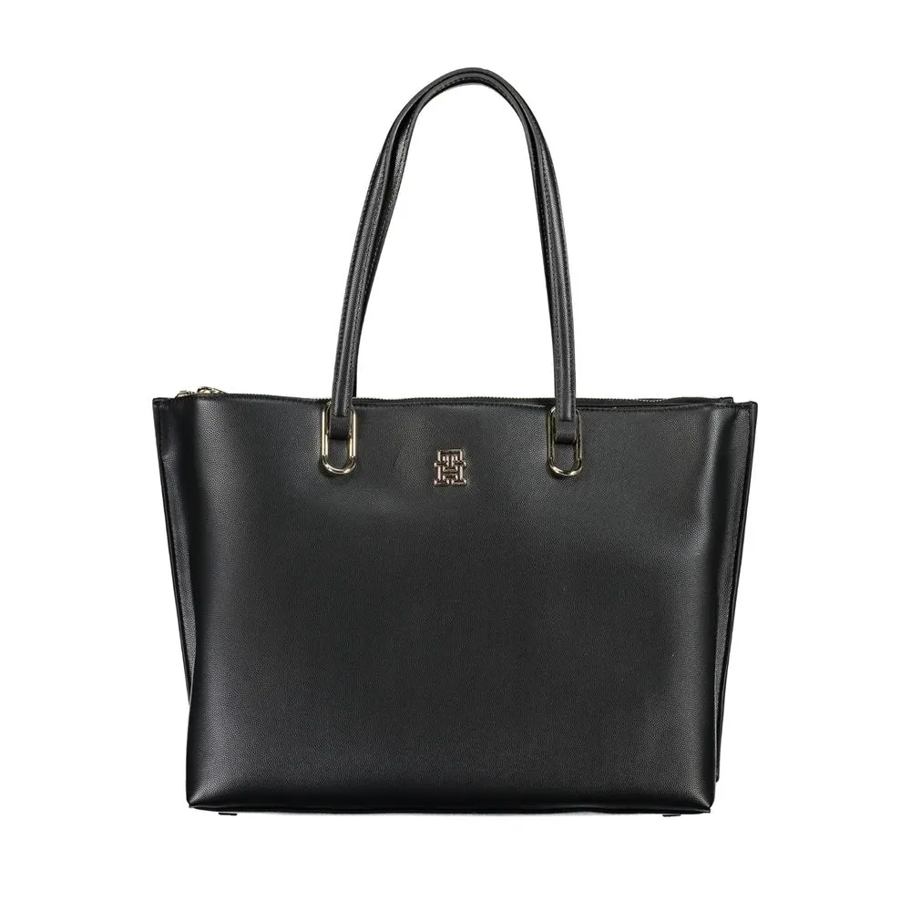 Tommy Hilfiger Women's Black Polyethylene Handbag