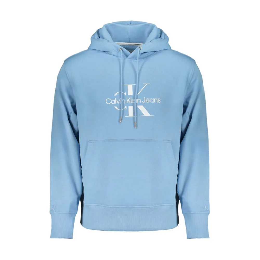 Calvin Klein Men's Light Blue Cotton Sweater