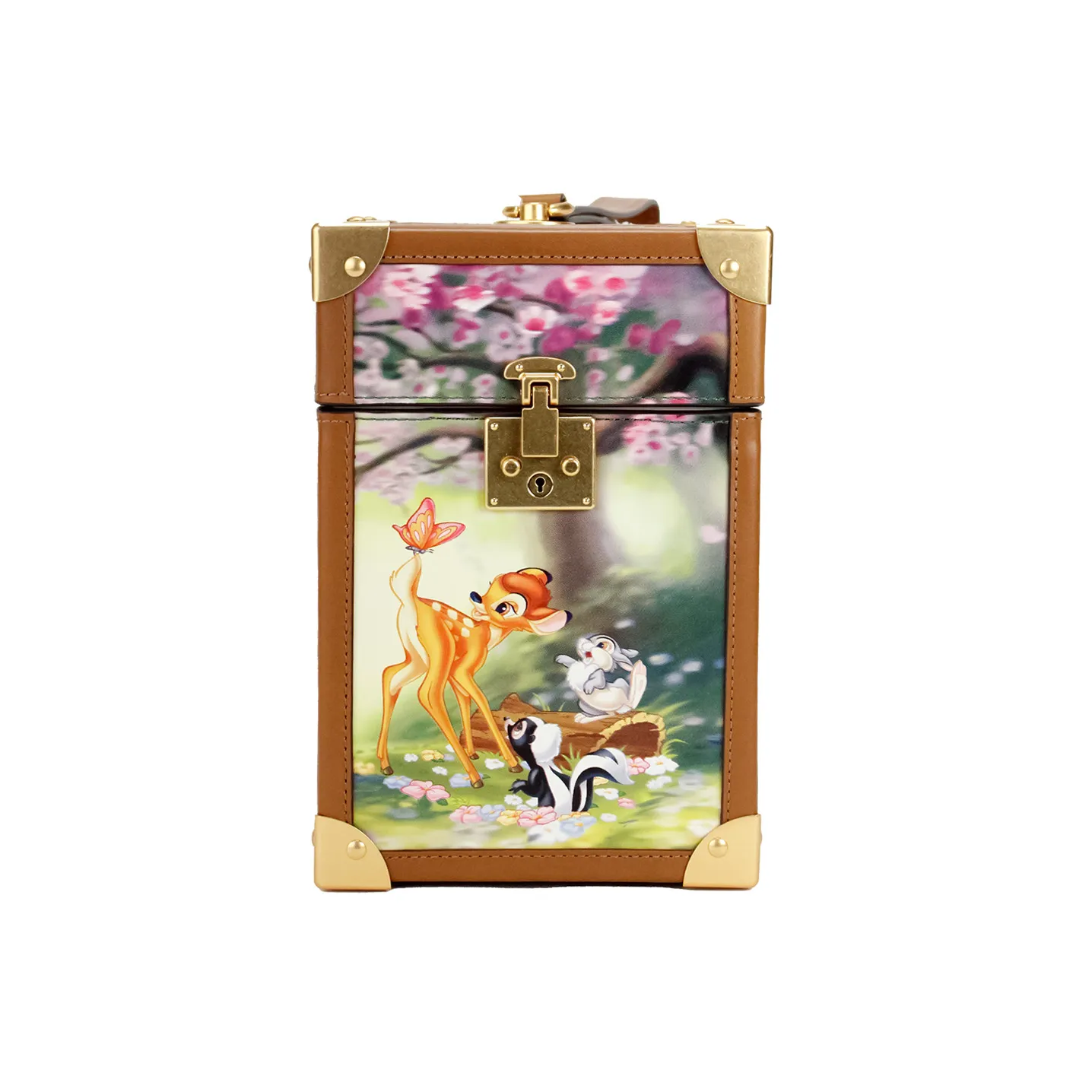 Kate Spade Women's Disney Bambi 3D Trunk Printed PVC Top Handle Clutch Handbag