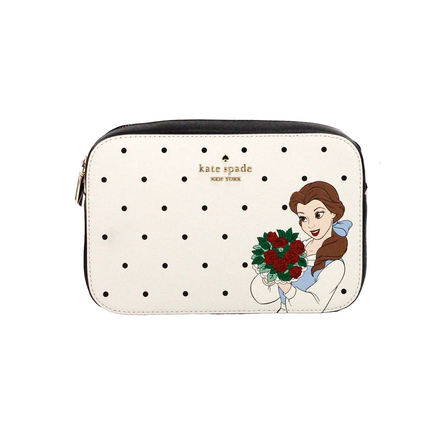 Kate Spade Women's Disney Beauty and the Beast Mini Camera Crossbody Bag Purse