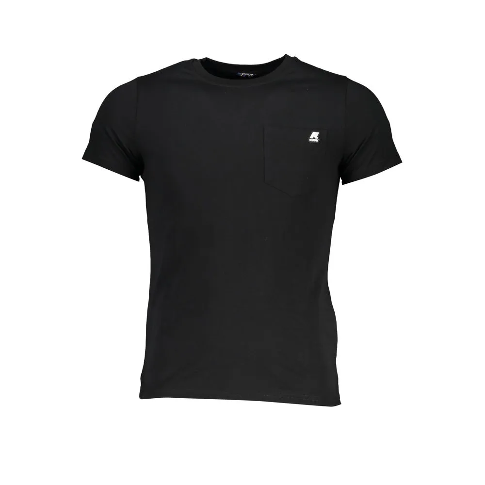 K-WAY Men's Black Cotton T-Shirt