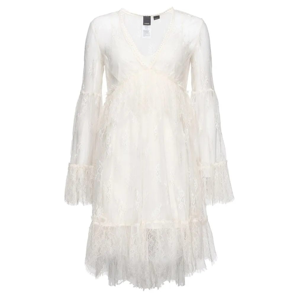 PINKO Women's White Polyamide Dress