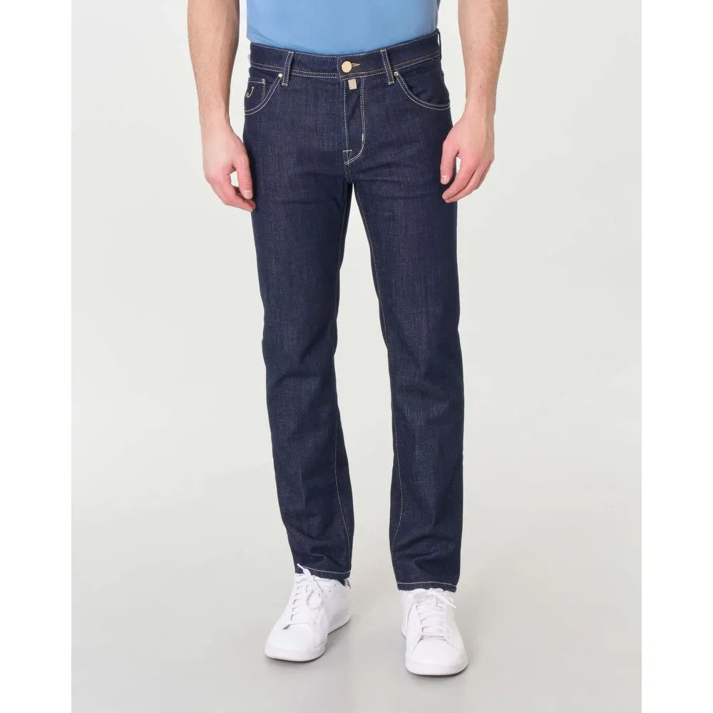 Jacob Cohen Men's Blue Cotton Jeans & Pant