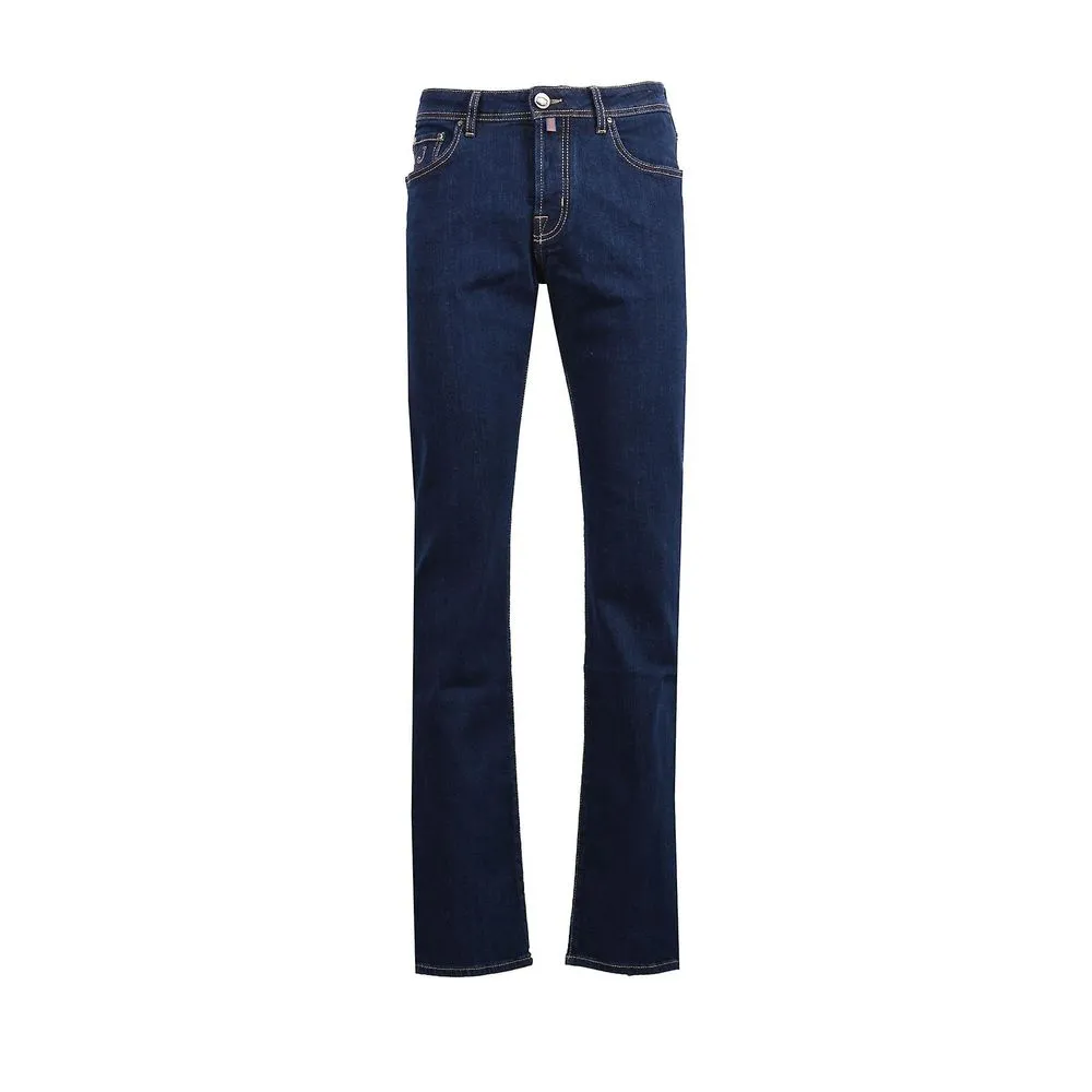 Jacob Cohen Men's Blue Cotton Jeans & Pant