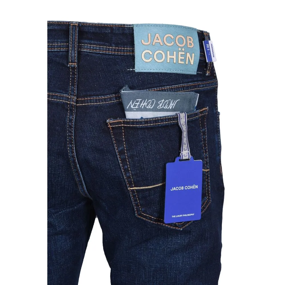 Jacob Cohen Men's Blue Cotton Jeans & Pant