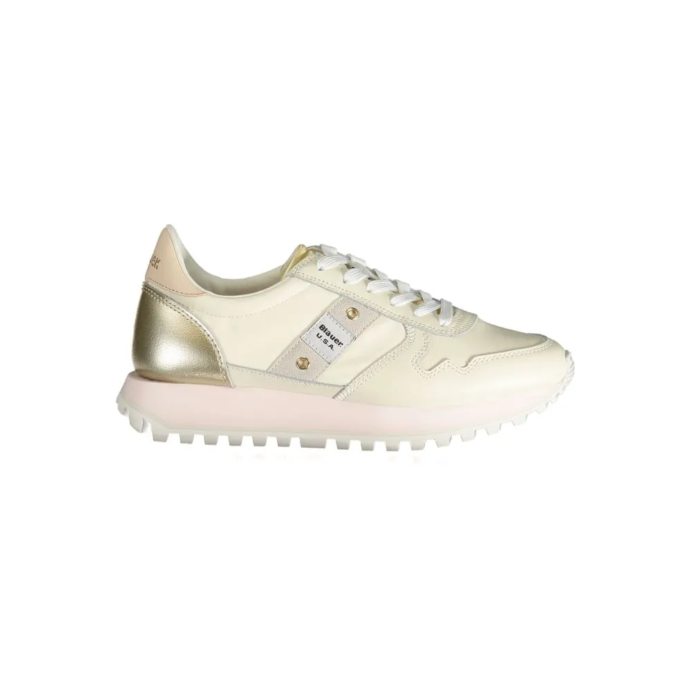 Blauer Women's Beige Polyester Sneaker
