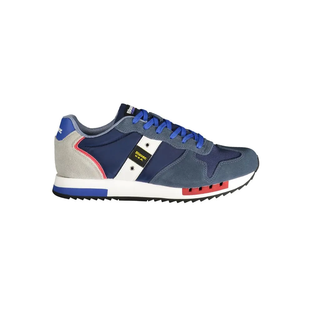 Blauer Men's Blue Polyester Sneaker