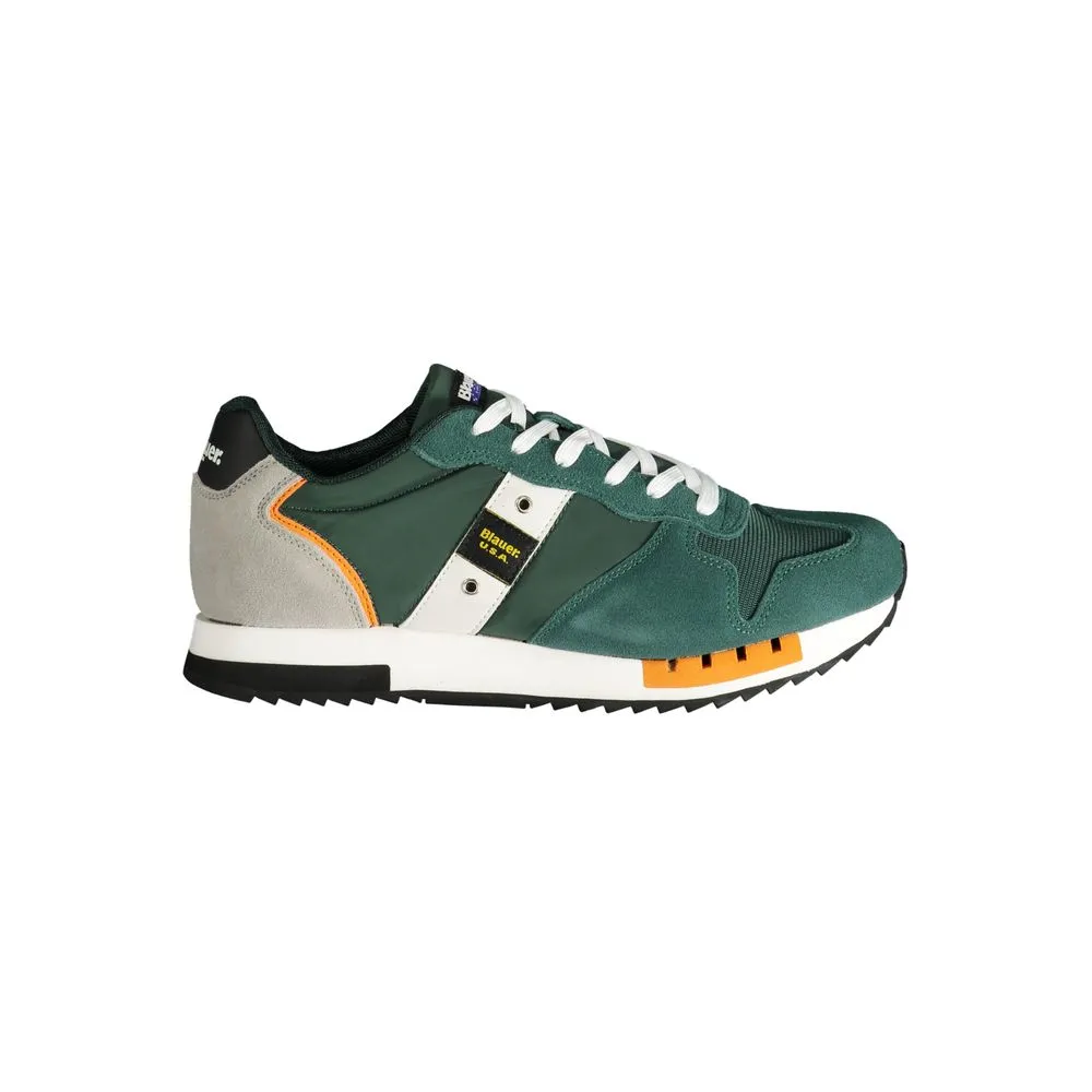 Blauer Men's Green Polyester Sneaker