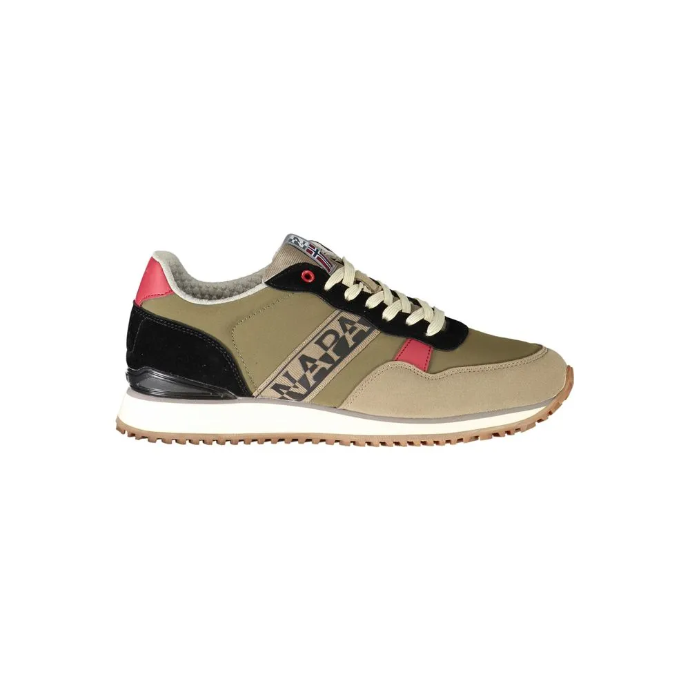 Napapijri Men's Green Polyester Sneaker