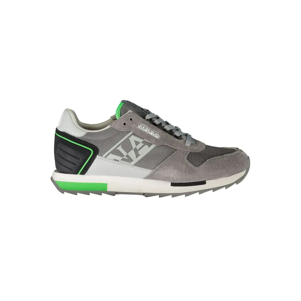 Napapijri Men's Gray Polyester Sneaker