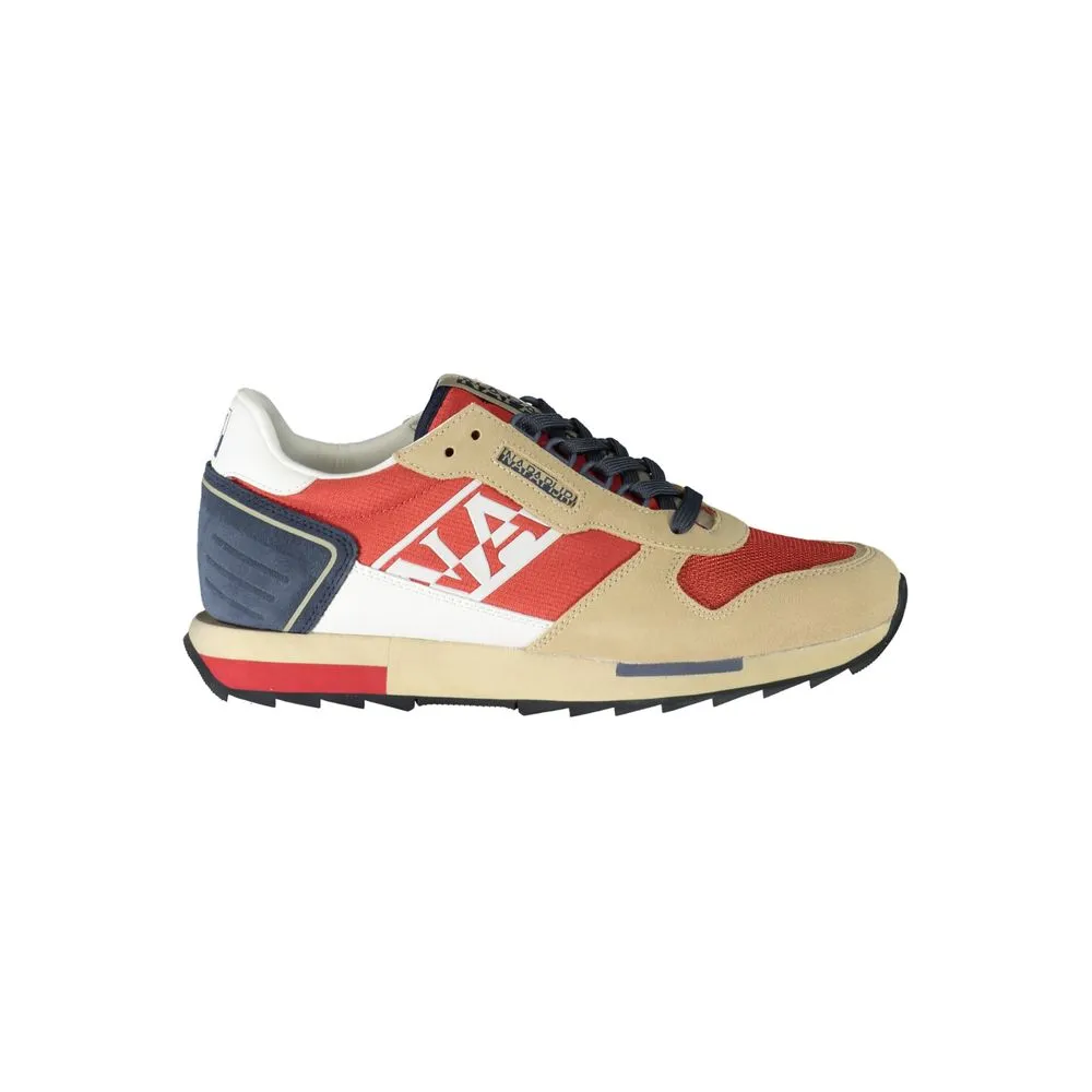 Napapijri Men's Beige Polyester Sneaker