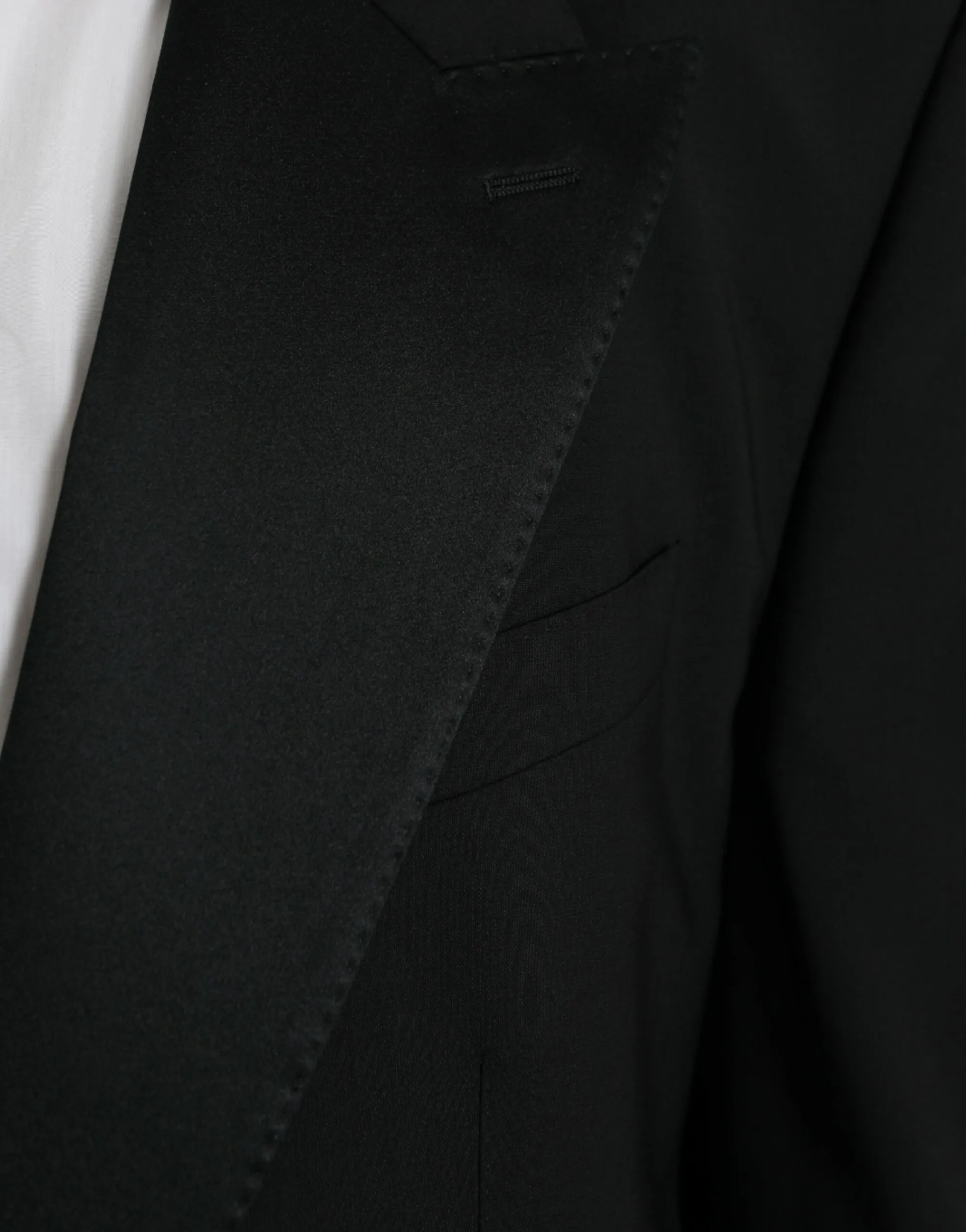Dolce & Gabbana Men's Black SICILIA Single Breasted Coat Blazer