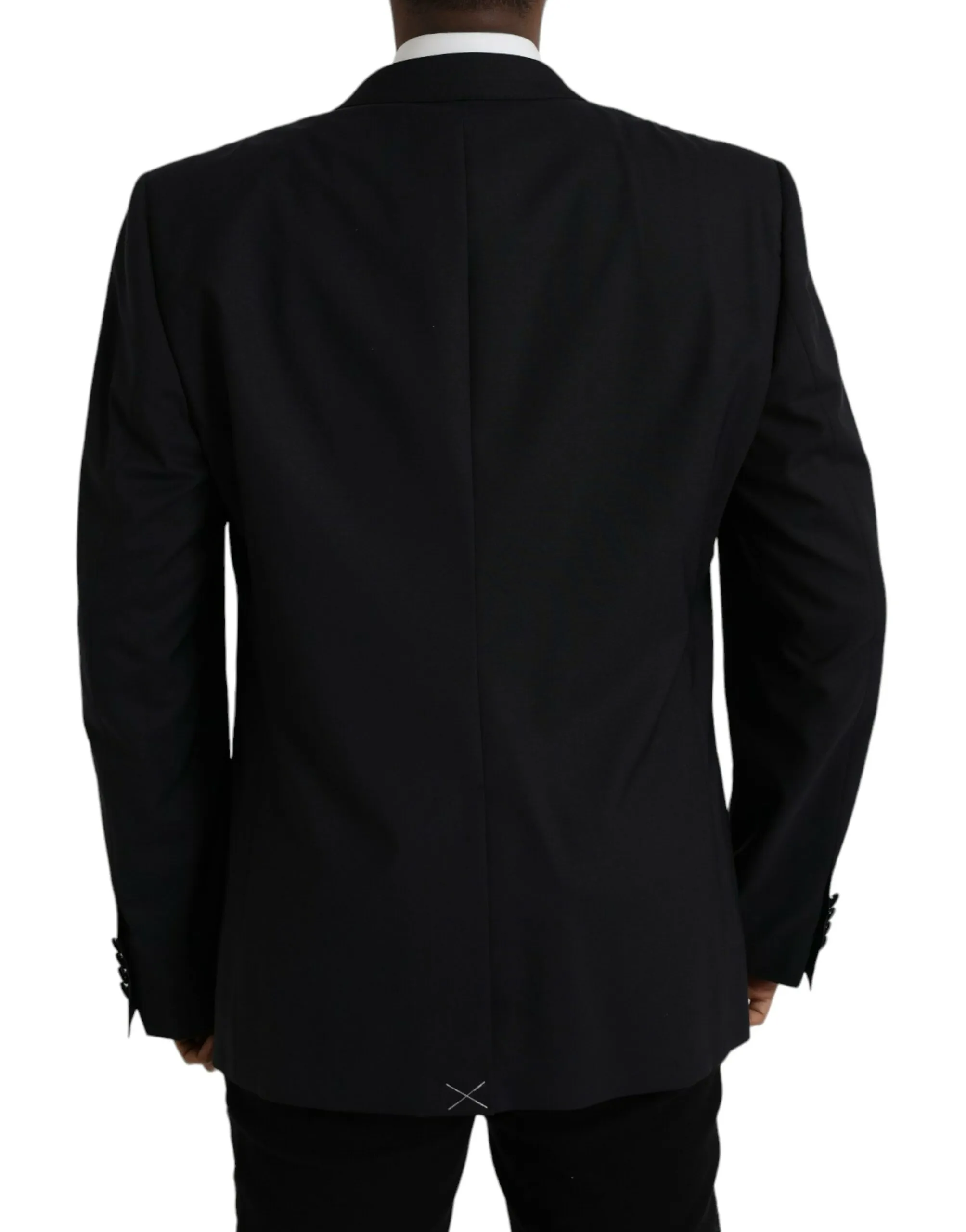 Dolce & Gabbana Men's Blue MARTINI Single Breasted Coat Blazer