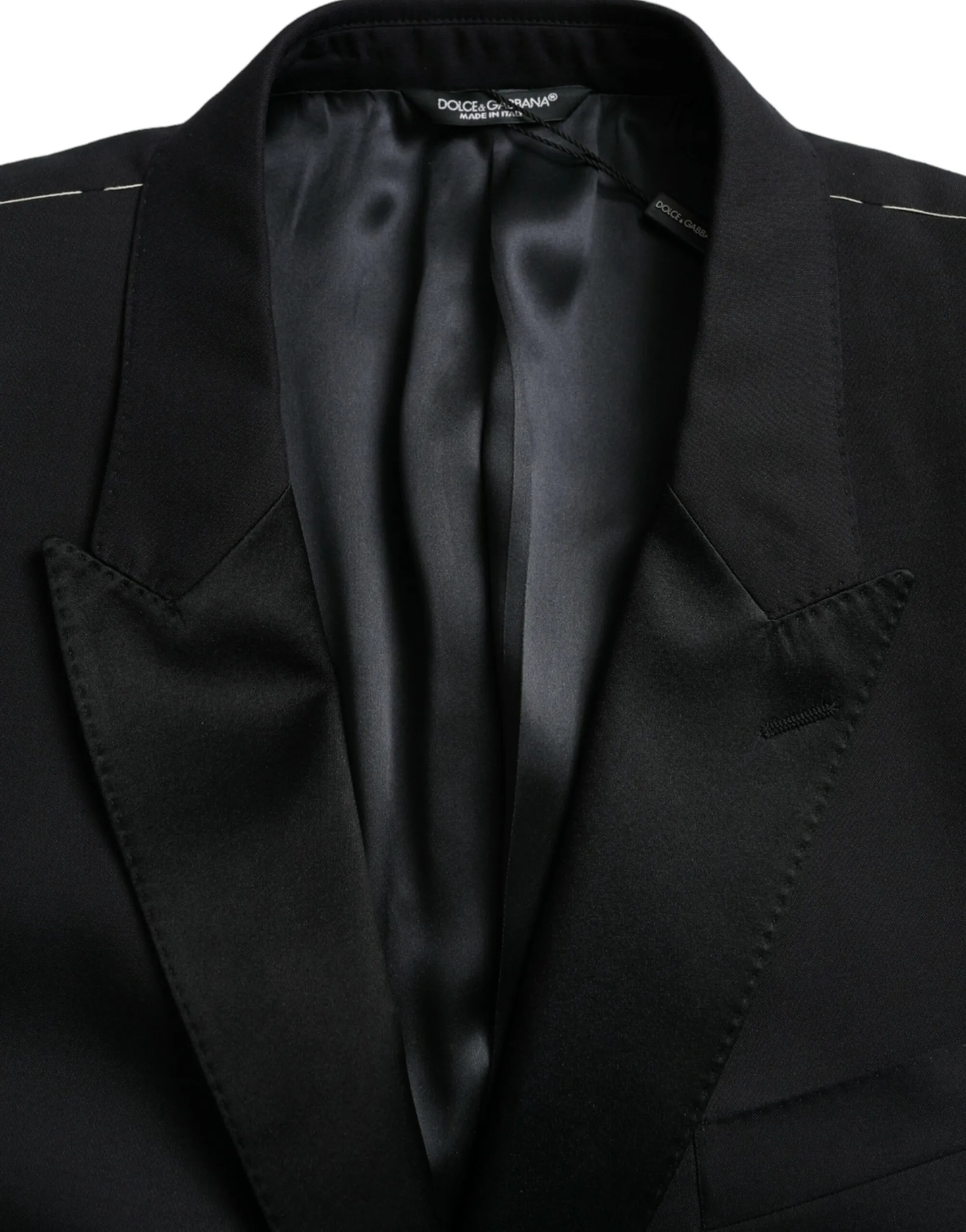 Dolce & Gabbana Men's Blue MARTINI Single Breasted Coat Blazer