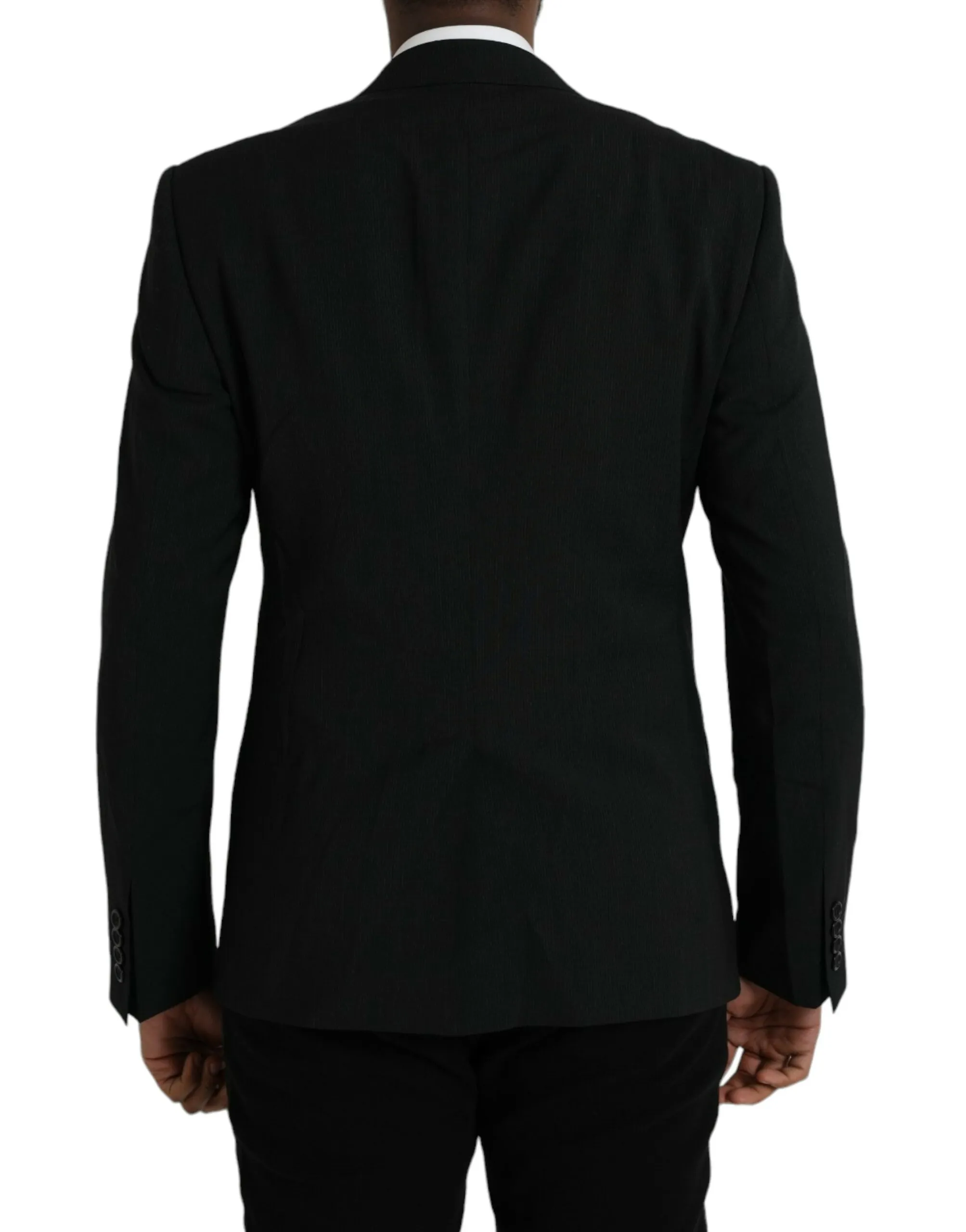 Dolce & Gabbana Men's Blue MARTINI Shawl Single Breasted Blazer