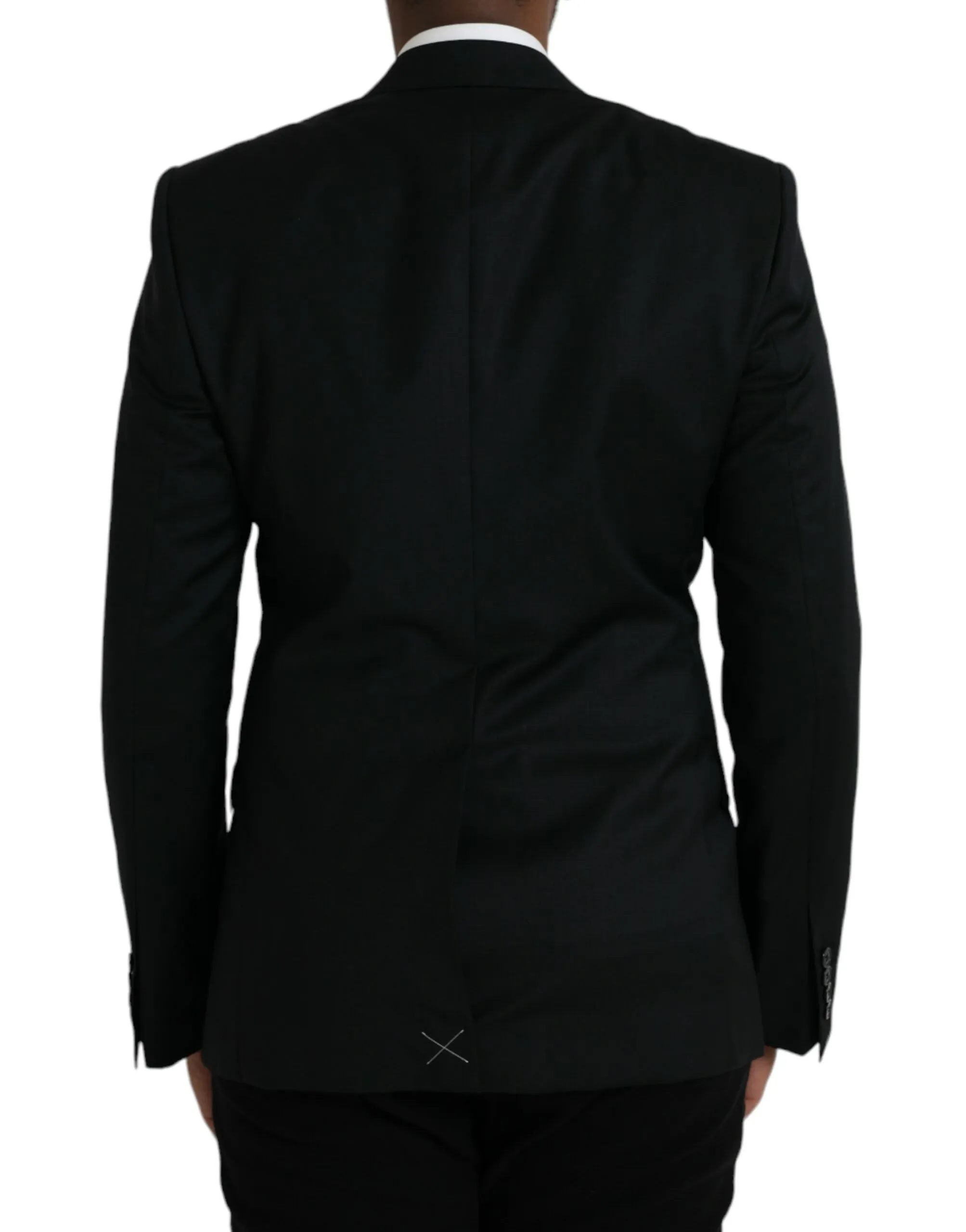 Dolce & Gabbana Men's Black Wool MARTINI Single Breasted Blazer