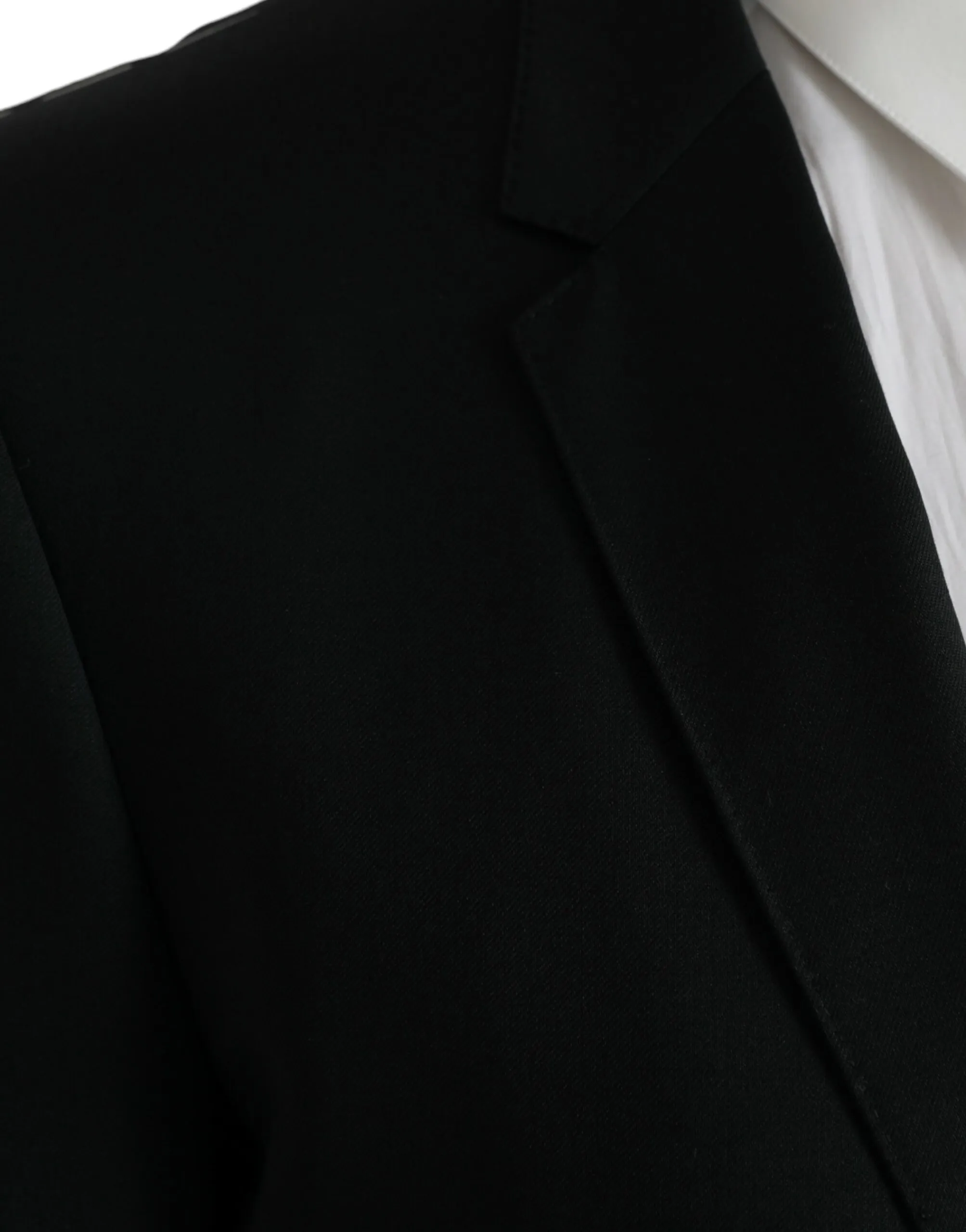 Dolce & Gabbana Men's Black Wool MARTINI Single Breasted Blazer