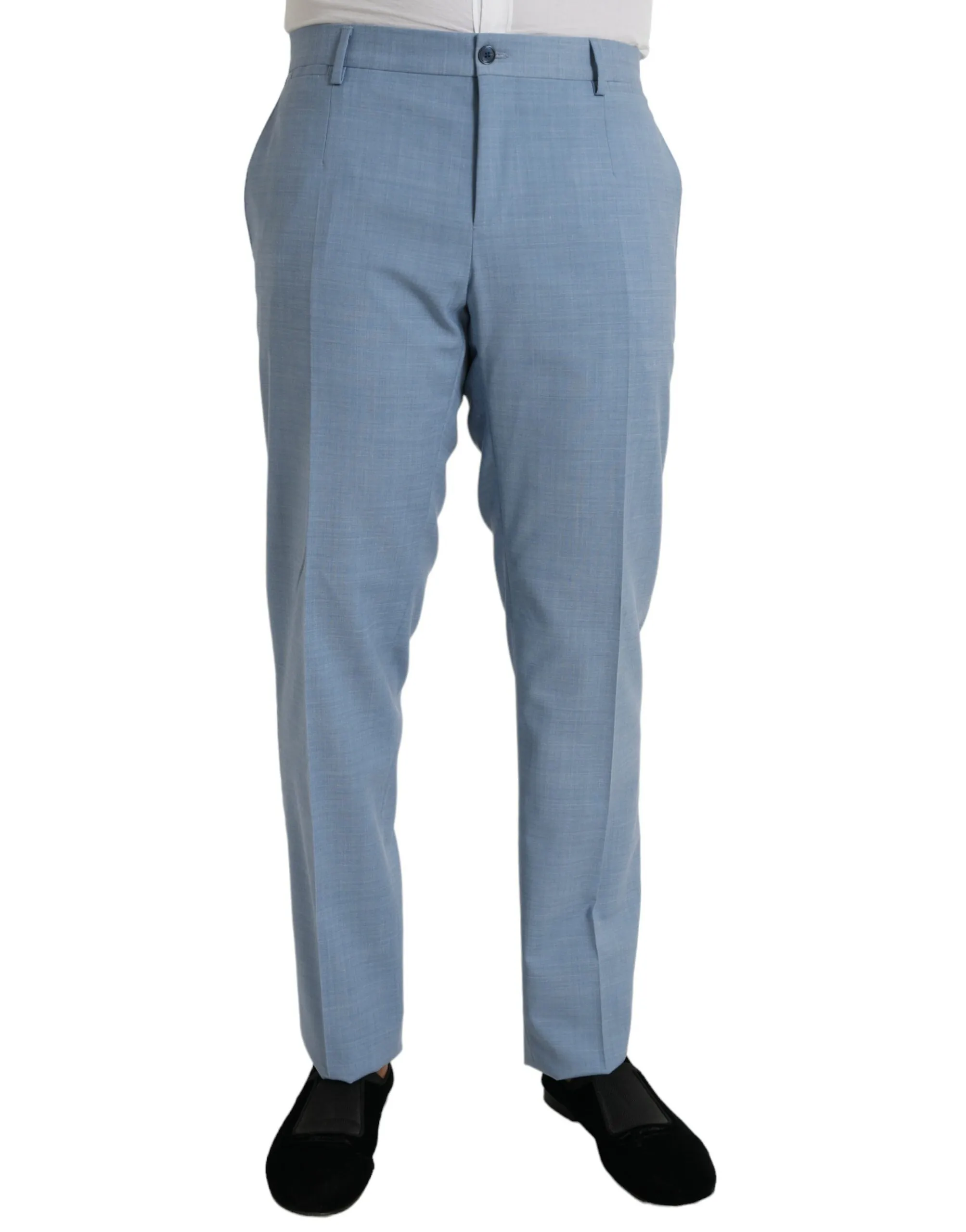 Dolce & Gabbana Men's Light Blue Polyester MARTINI Formal 2 Piece Suit