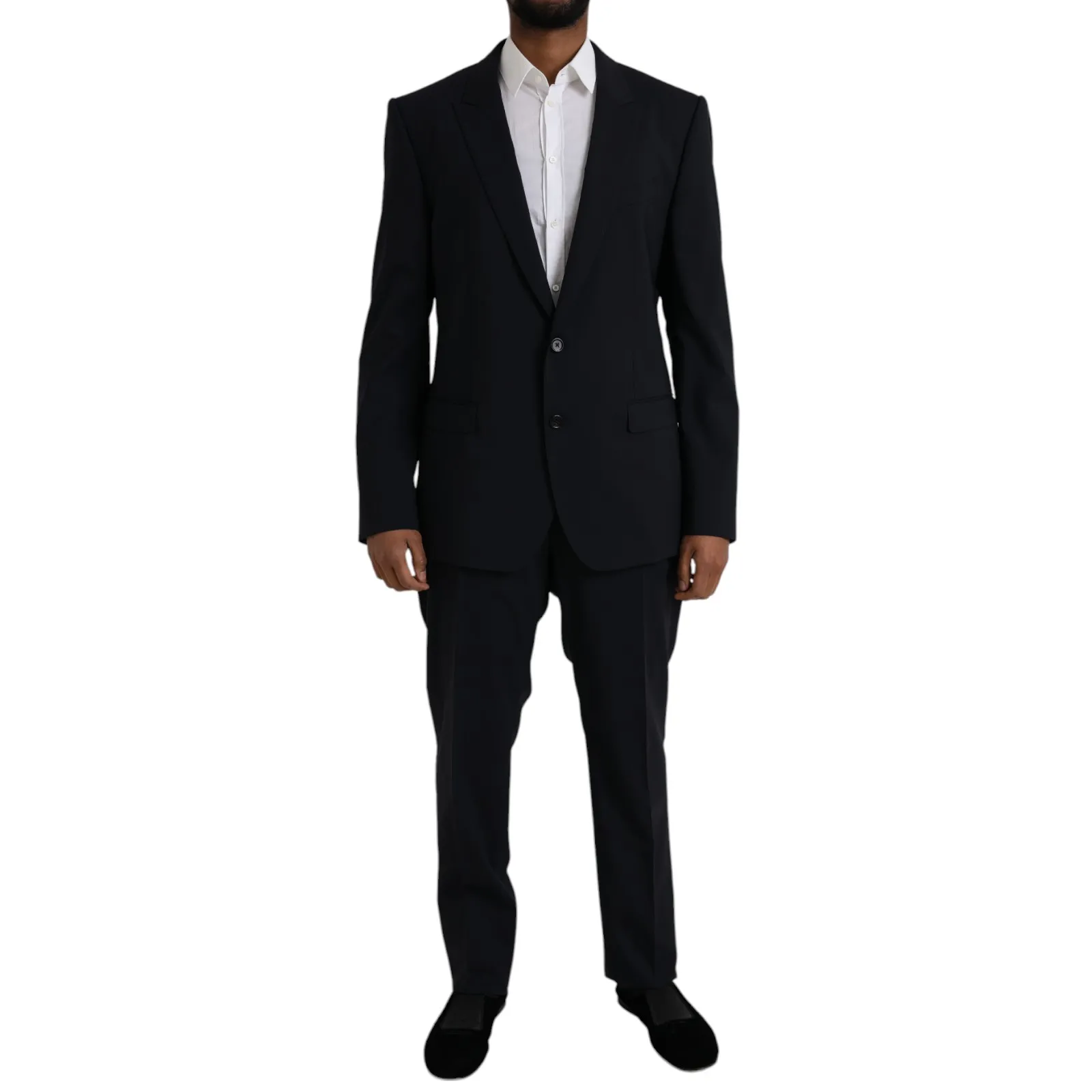 Dolce & Gabbana Men's Blue MARTINI Wool Formal 2 Piece Suit
