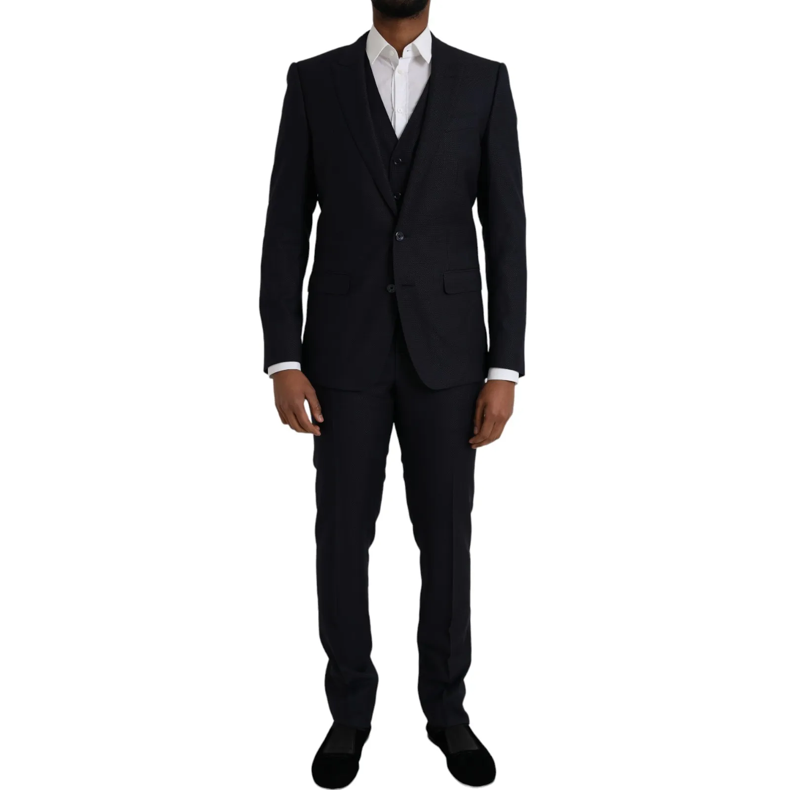 Dolce & Gabbana Men's Blue Fantasy MARTINI Formal 3 Piece Suit