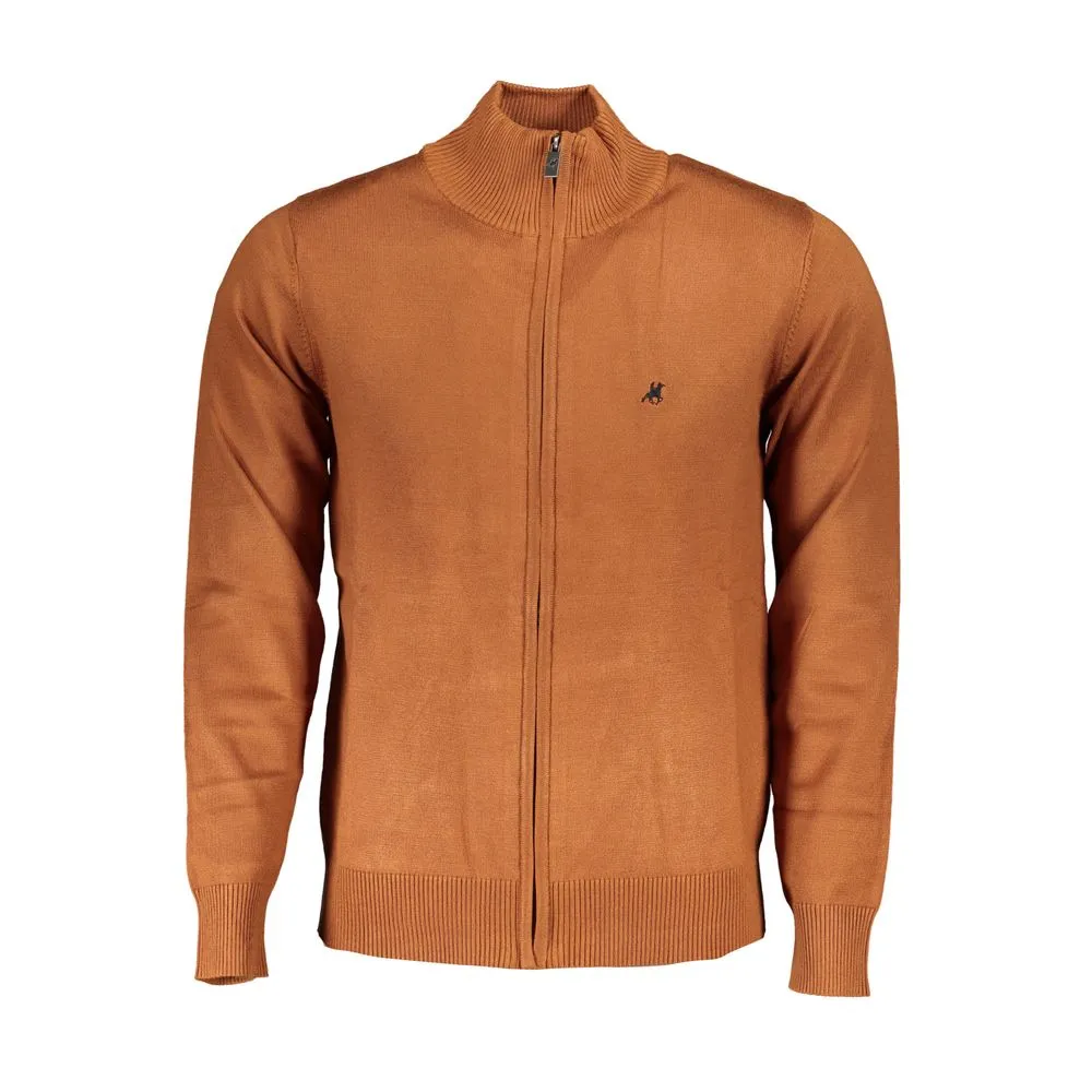 U.S. Grand Polo Men's Brown Nylon Sweater