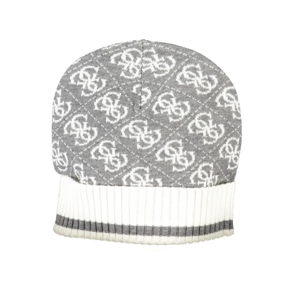 Guess Jeans Men's Gray Polyester Hats & Cap