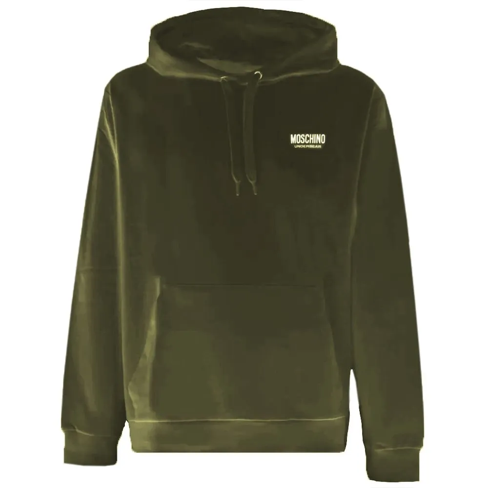 Moschino Men's Green Cotton Sweater