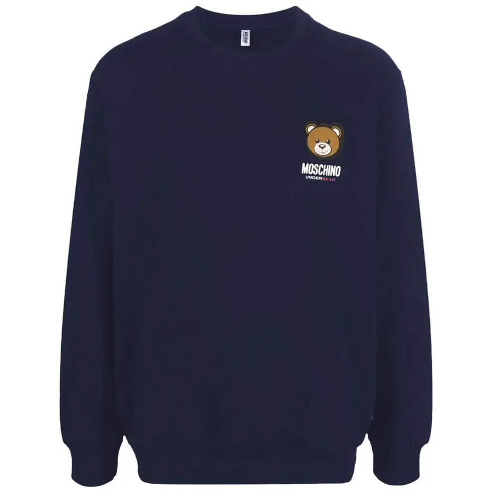 Moschino Women's Blue Cotton Sweater