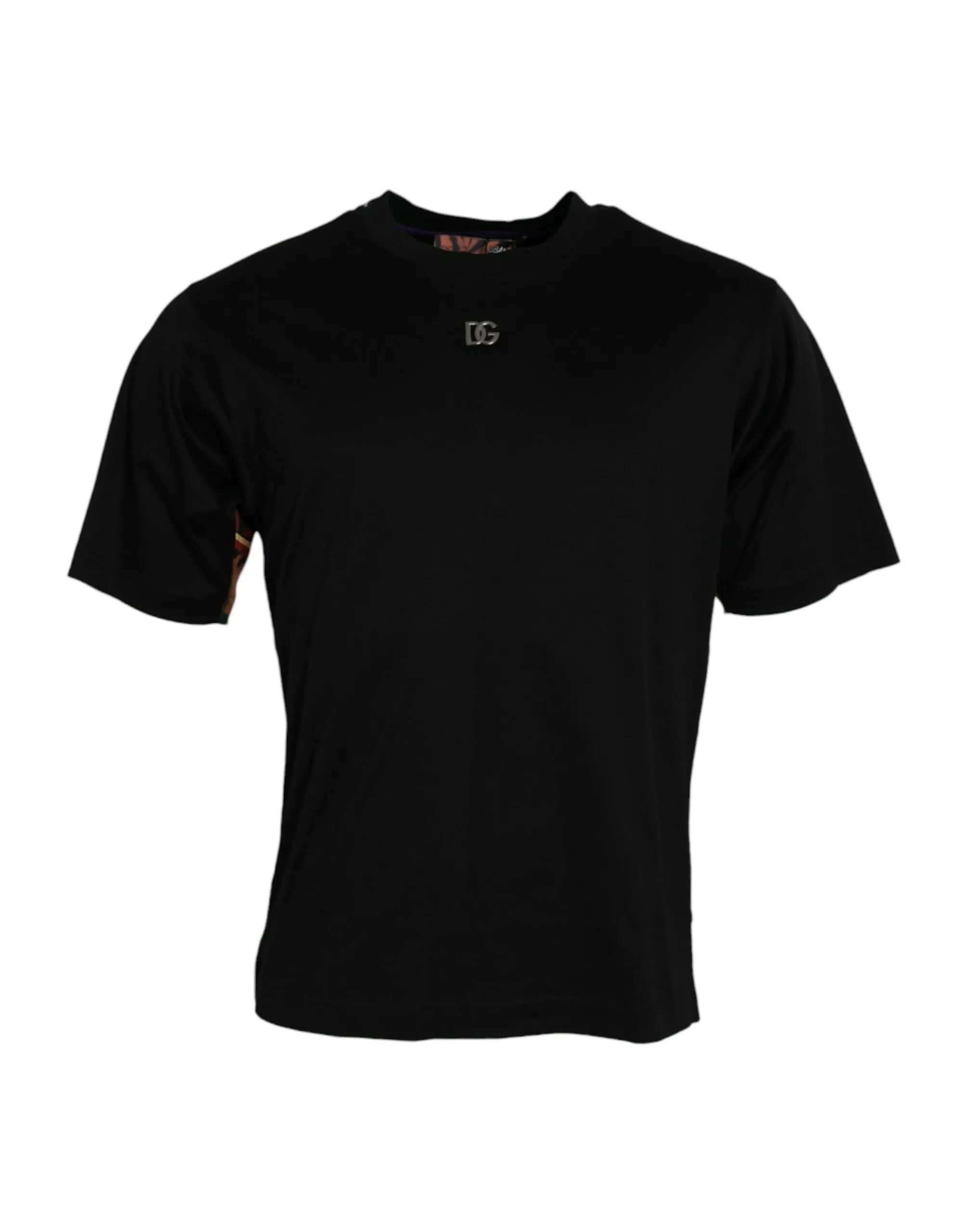 Dolce & Gabbana Men's Multicolor Tiger Print Cotton Short Sleeves T-shirt