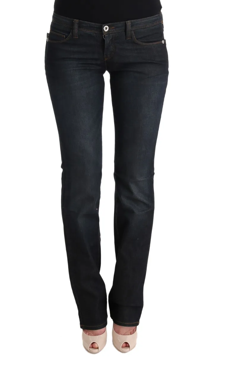 Costume National Women's Chic Gray Slim Fit Denim