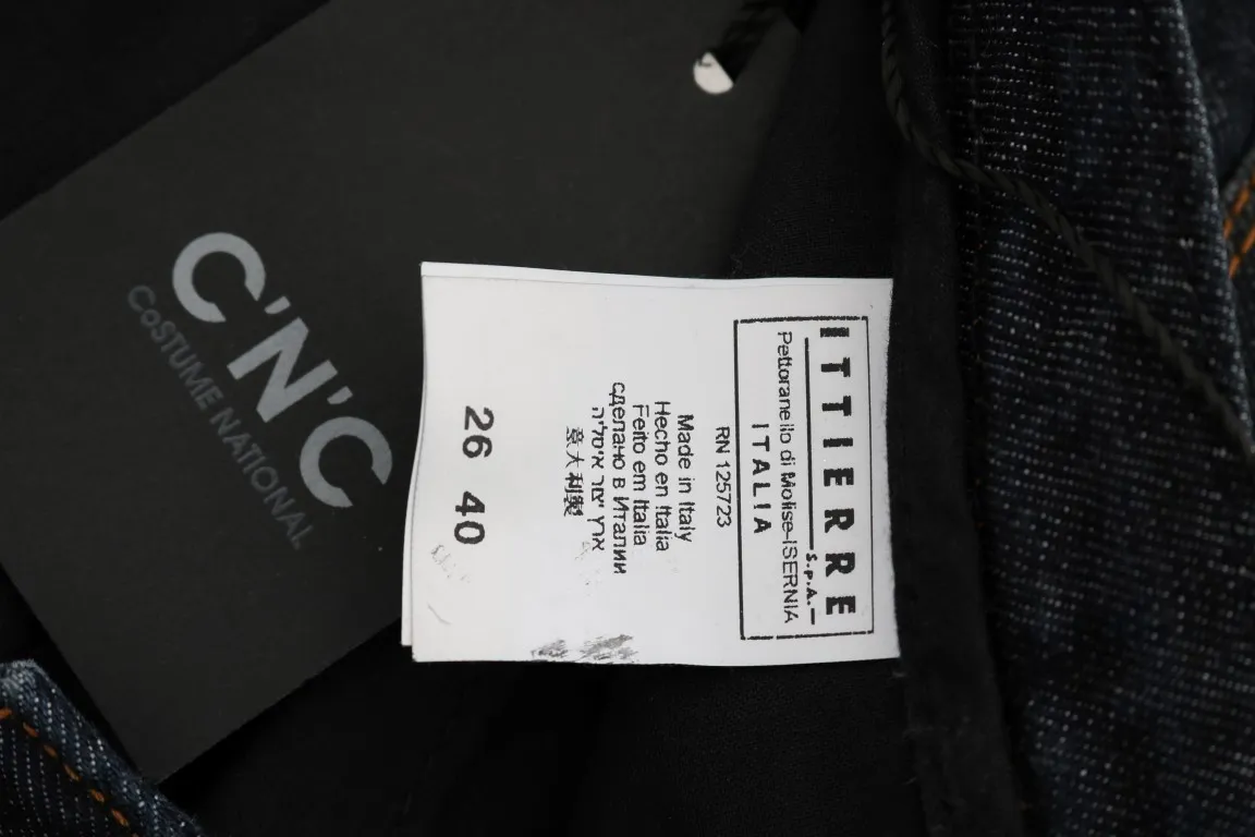 Costume National Women's Chic Gray Slim Fit Denim