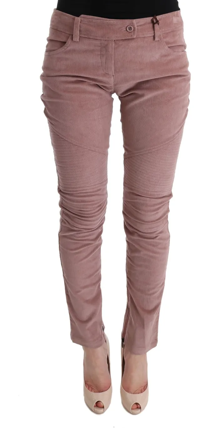 Ermanno Scervino Women's Chic Pink Capri Cropped Trousers
