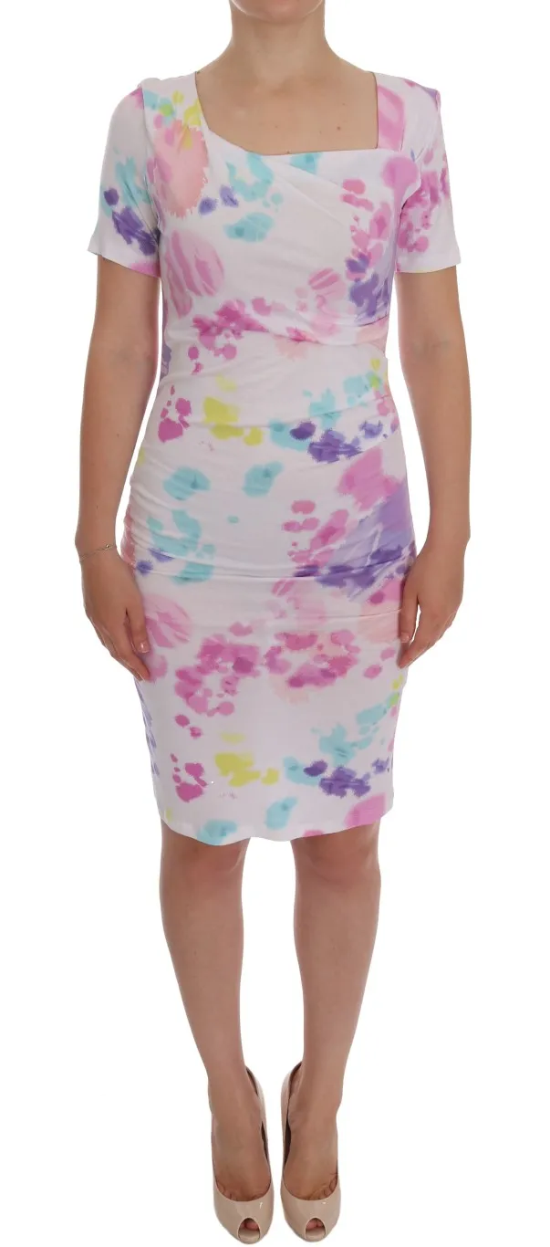 Roccobarocco Women's Elegant Pencil Knee-Length Dress