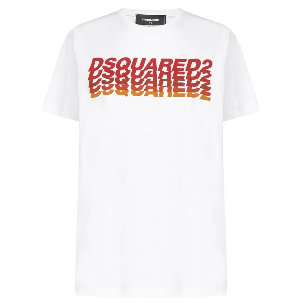 Dsquared² Men's Elevated Casual Cotton Tee with Signature Appeal