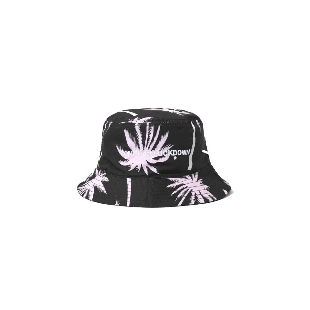 Comme Des Fuckdown Women's Palm Print Fisherman Hat with Embroidered Logo