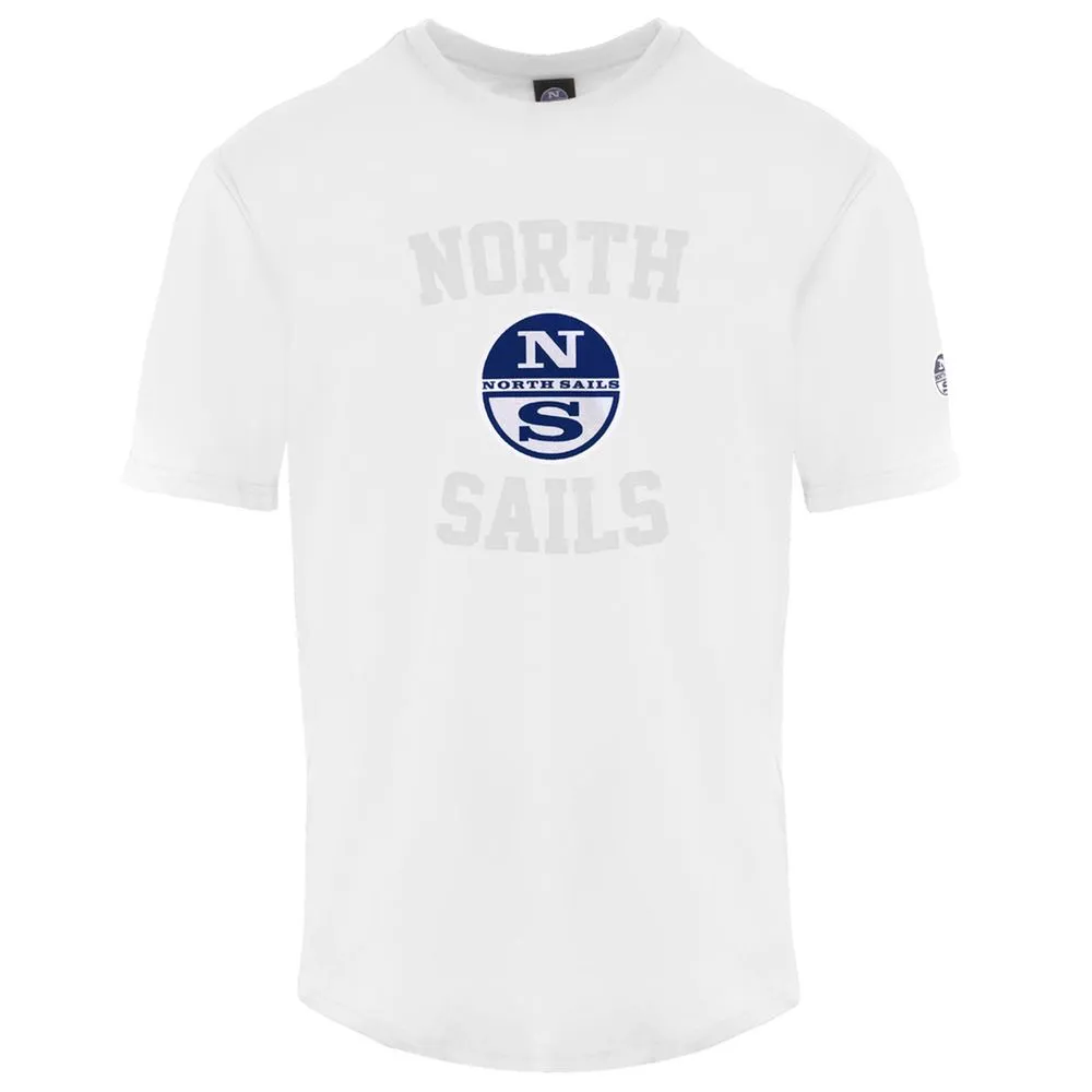 North Sails Men's White Cotton Men's T-Shirt