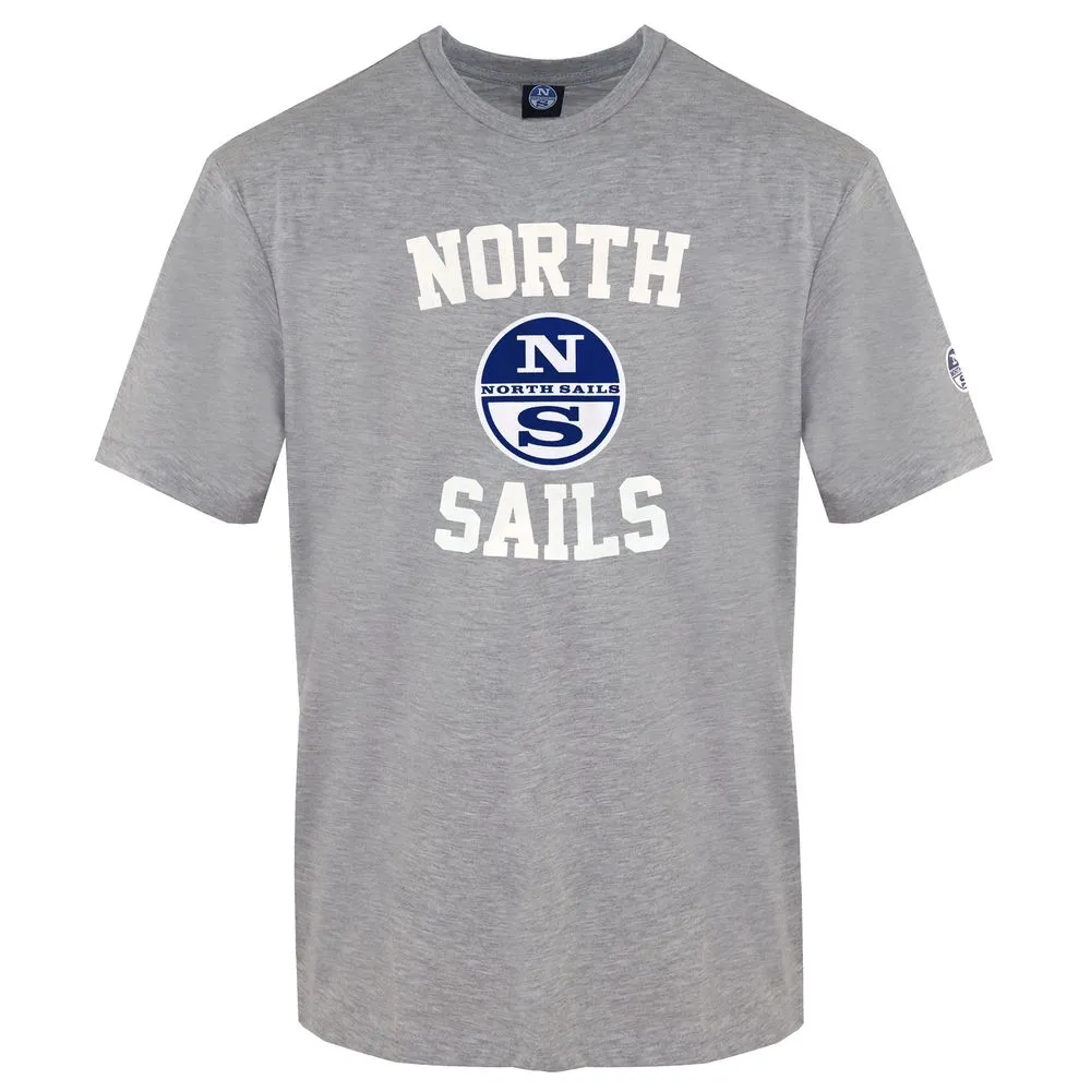 North Sails Men's Gray Cotton Men's T-Shirt