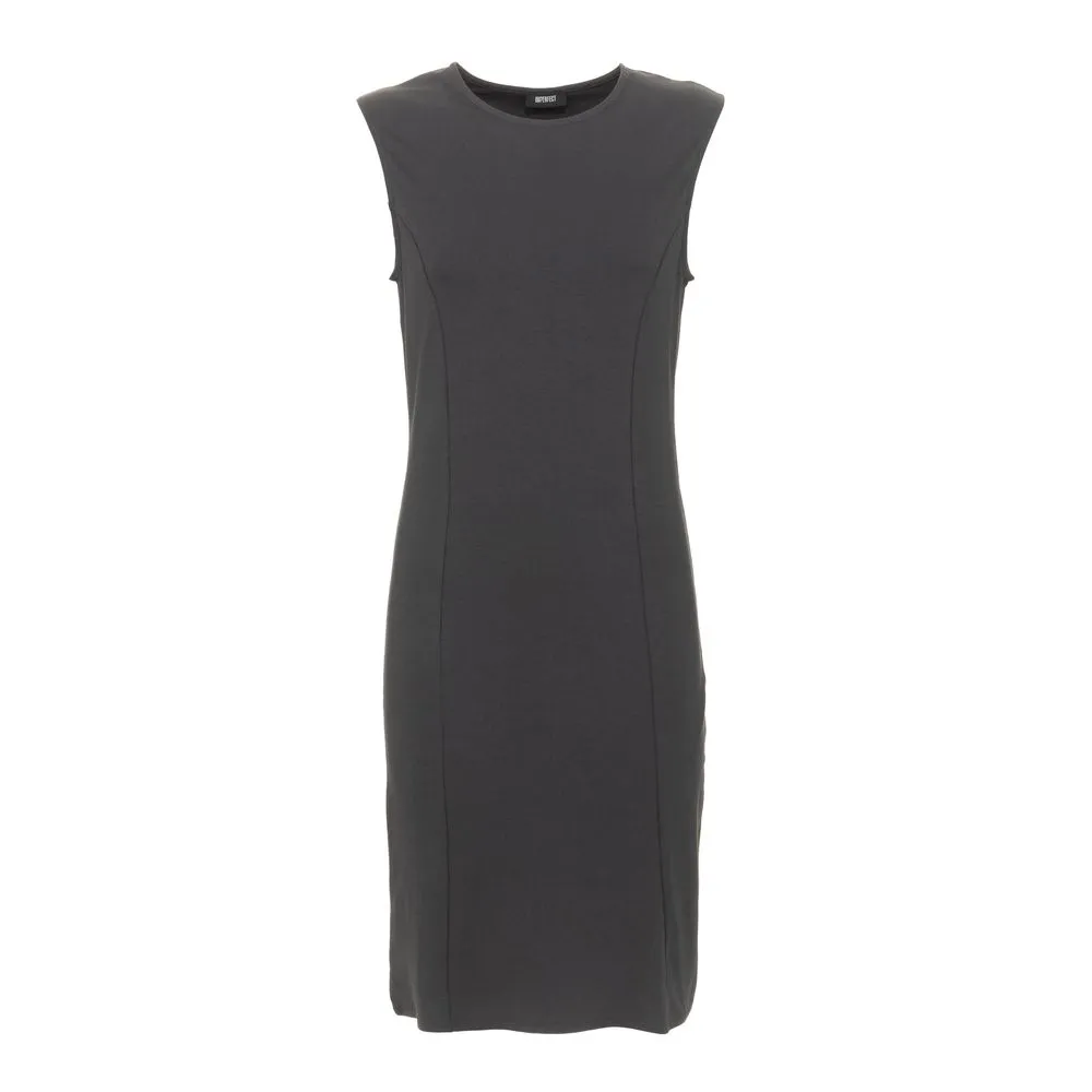 Imperfect Women's Black Cotton Women's Dress