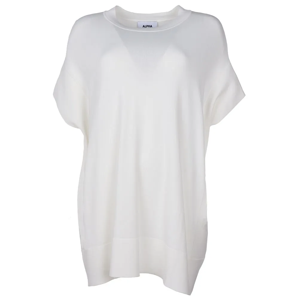 Alpha Studio Women's White Viscose Dress