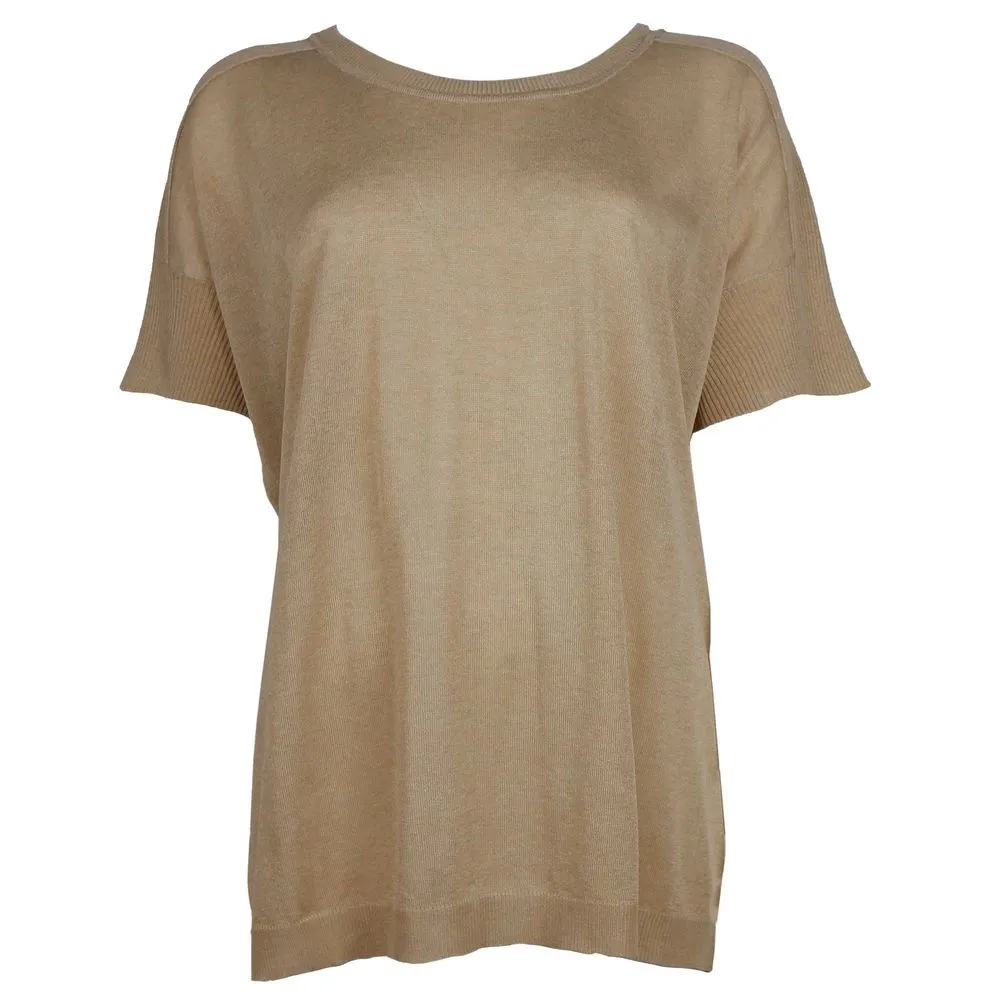 Alpha Studio Women's Beige Viscose Sweater