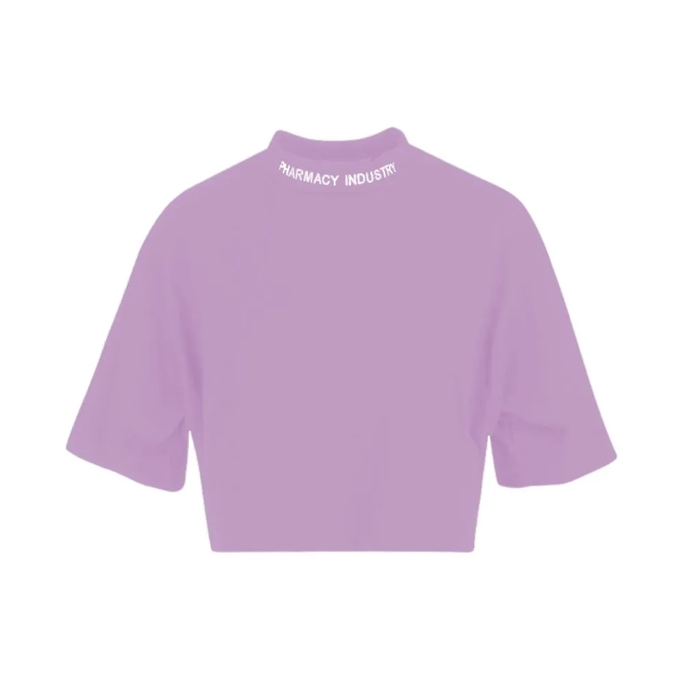 Pharmacy Industry Women's Purple Cotton Tops & T-Shirt