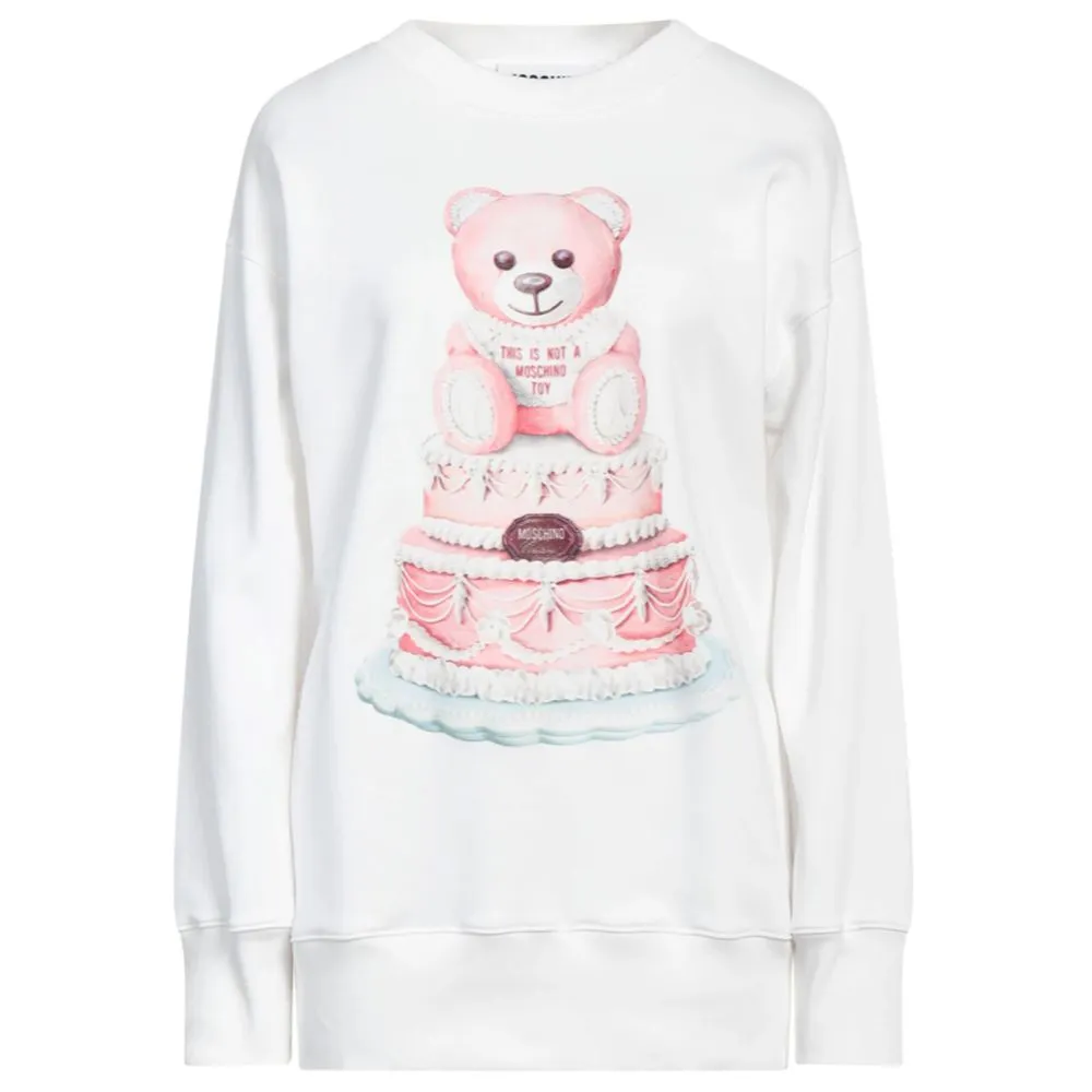 Moschino Couture Women's White Cotton Dress