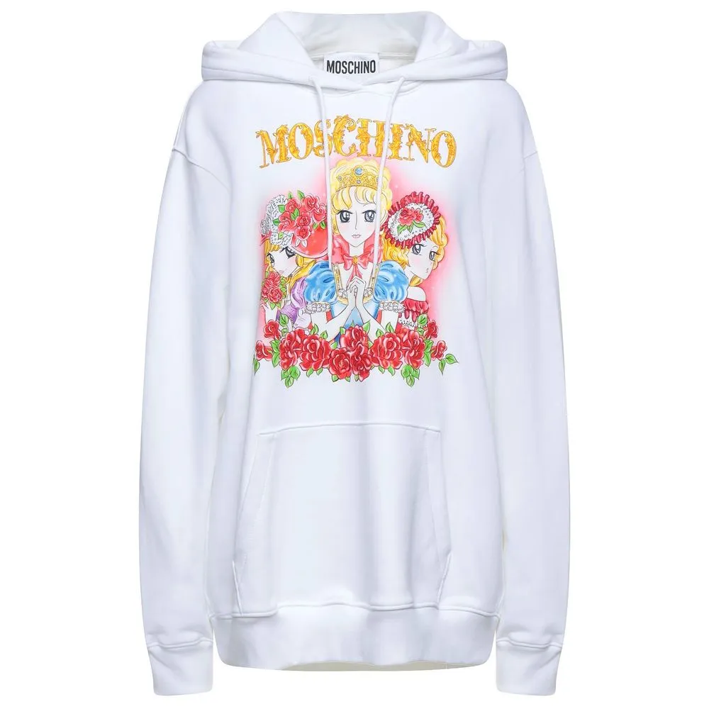 Moschino Couture Women's White Cotton Sweater
