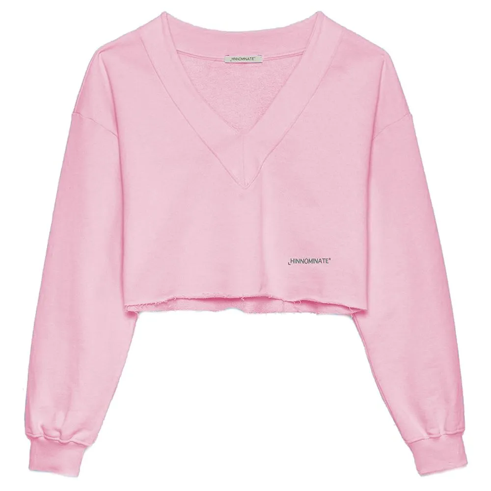 Hinnominate Women's Pink Cotton Sweater