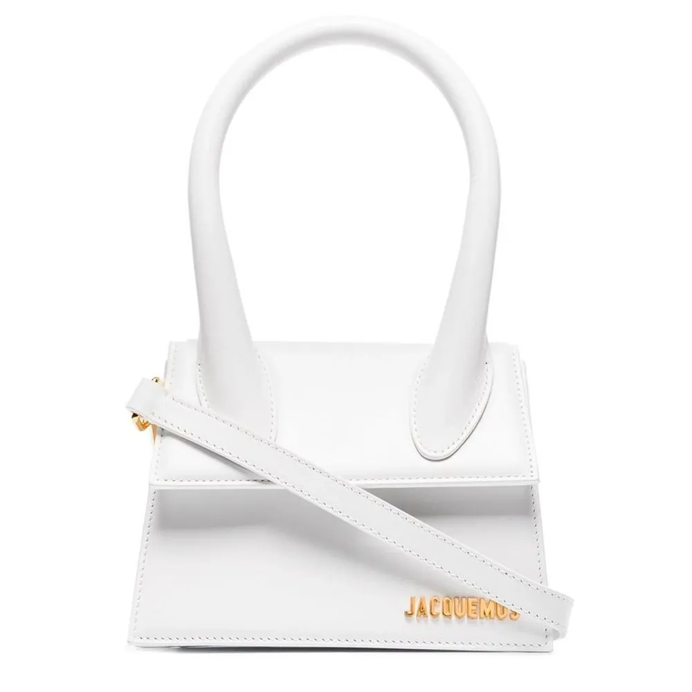 Jacquemus Women's White Leather Crossbody Bag